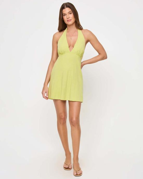  엘스페이스 숏 원피스 L스페이스 시브리즈 드레스 허니듀 - L SPACE