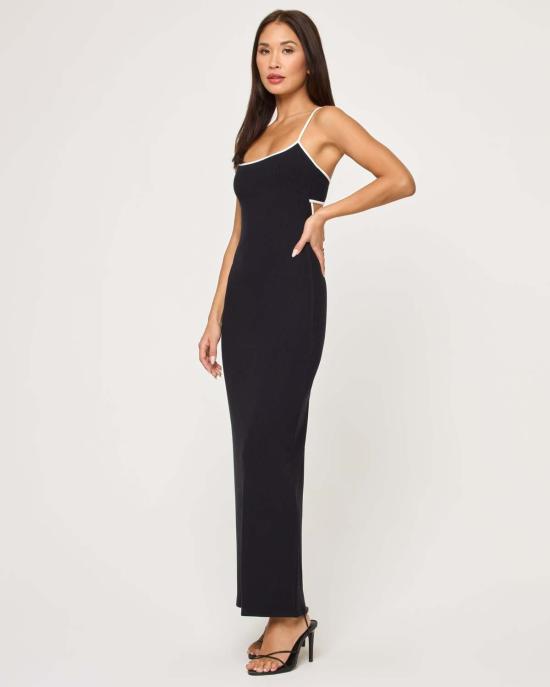  엘스페이스 점프수트 L스페이스 조다나 드레스 블랙 크림