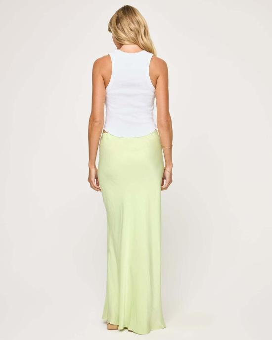  엘스페이스 롱 스커트 LSpace 스위트 애즈 허니 스커트 허니듀 - L SPACE