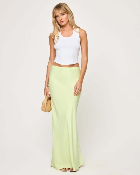  엘스페이스 롱 스커트 LSpace 스위트 애즈 허니 스커트 허니듀 - L SPACE