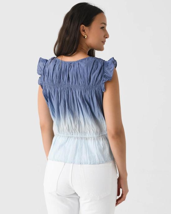  벨벳 블라우스 카이아 탑 카데트 - VELVET