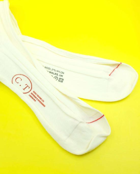  세실 툴켄스 양말 메리노 이레귤러 리브 - CECILE TULKENS