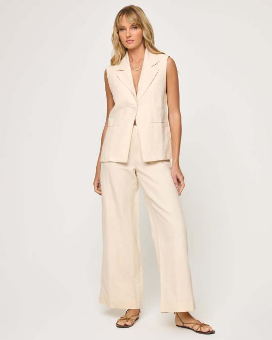  엘스페이스 스트레이트 팬츠 LSpace 소피 트라우저 플랙스 - L SPACE