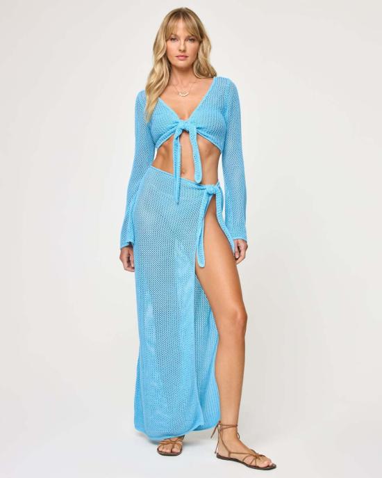  엘스페이스 민소매 티셔츠 L스페이스 로스 카보스 탑 시스프레이 - L SPACE