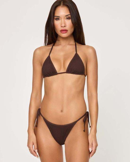  엘스페이스 비키니 수영복 L스페이스 레비 비키니 바텀 에스프레소 - L SPACE