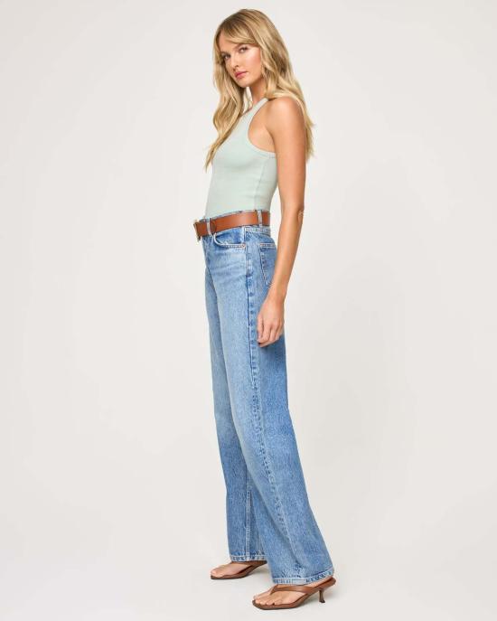  엘스페이스 민소매 티셔츠 L스페이스 리와인드 탱크 미네랄 - L SPACE