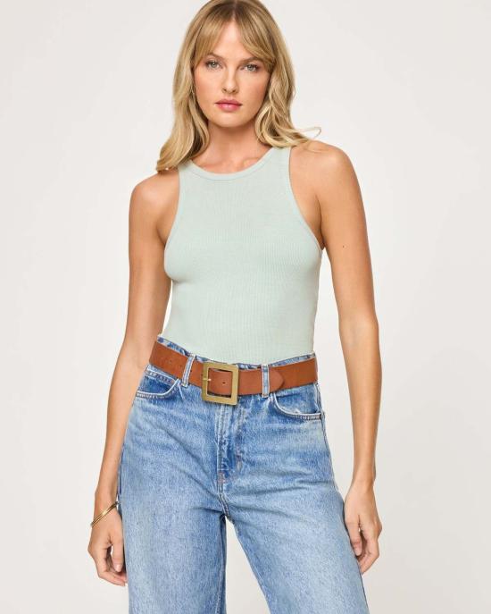  엘스페이스 민소매 티셔츠 L스페이스 리와인드 탱크 미네랄