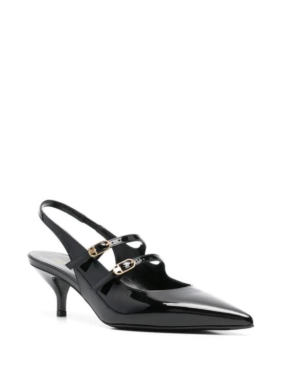  셀린느 주디 더블 스트랩 페이턴트 카프스킨 메리 제인 슬링백  362324582C38NO Black - CELINE