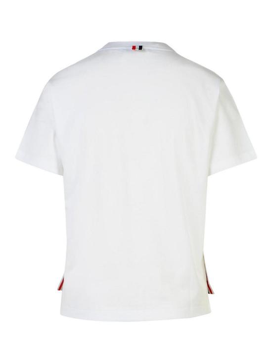  톰브라운 반팔 티셔츠 FJS123A00042100 White - THOM BROWNE