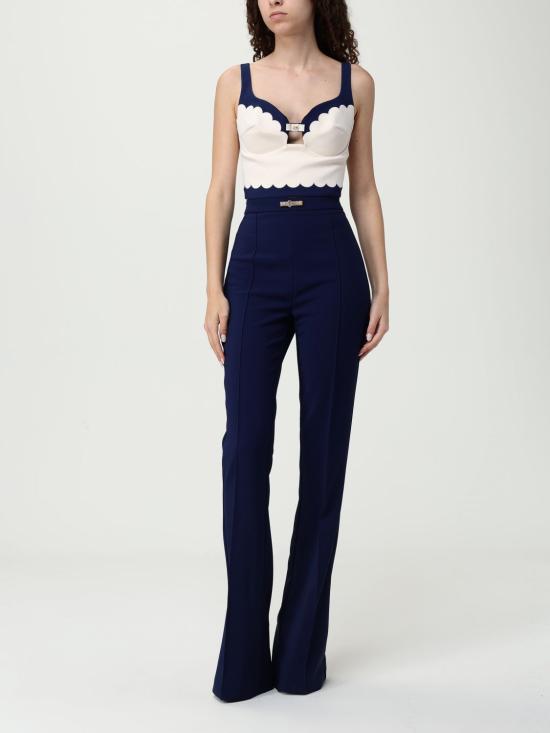 25FW 엘리자베타프랜치 스트레이트 팬츠 PA099 DC8 Blue - ELISABETTA FRANCHI