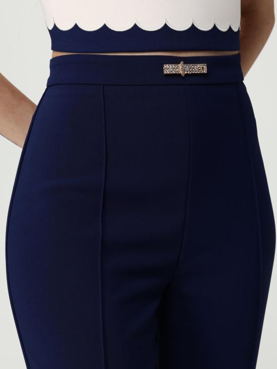 25FW 엘리자베타프랜치 스트레이트 팬츠 PA099 DC8 Blue - ELISABETTA FRANCHI