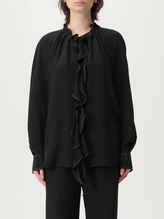 25FW 빅토리아 베컴 블라우스 1125WSH006158A BLACK Black