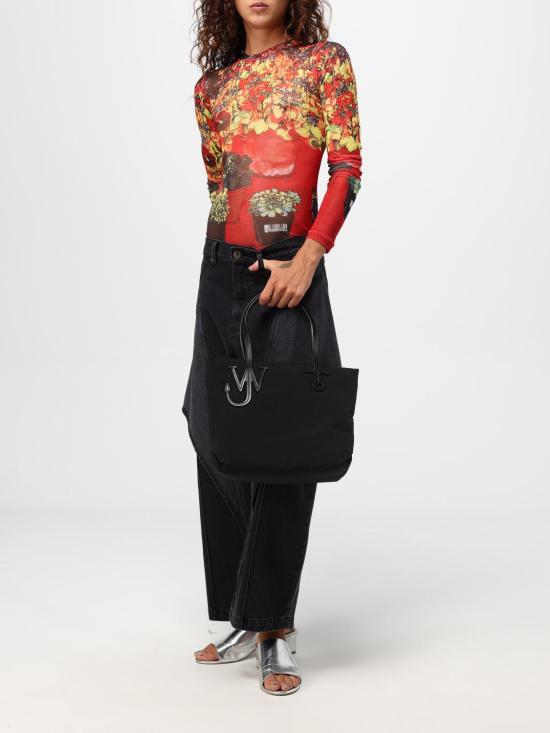 25FW JW앤더슨 토트백 HB0653FA0382 999 Black - JW ANDERSON