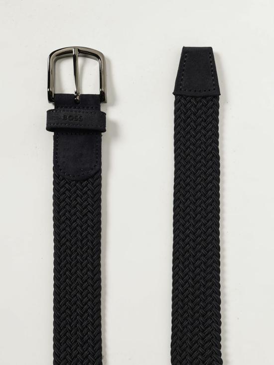 26SS 보스 가죽 벨트 50537169 401 Blue - BOSS