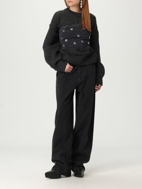 25FW 로테이트 민소매 티셔츠 114005 2998 Black - ROTATE