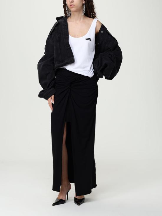 25FW 로테이트 스커트 112878 100 Black - ROTATE