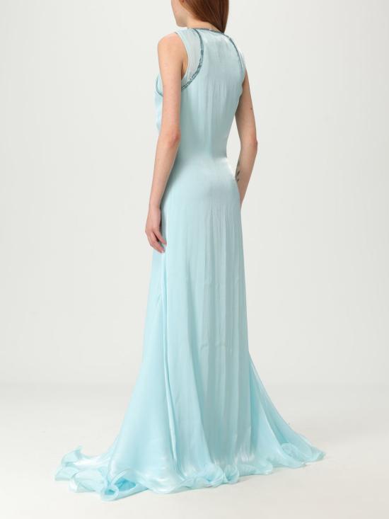 25SS 제니 롱 원피스 78AJO492N0380 299 Gnawed Blue - GENNY