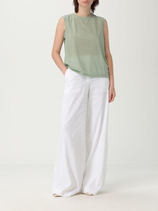 25FW 빅토리아 베컴 민소매 티셔츠 1125JTS006164A WASABI Green - VICTORIA BECKHAM