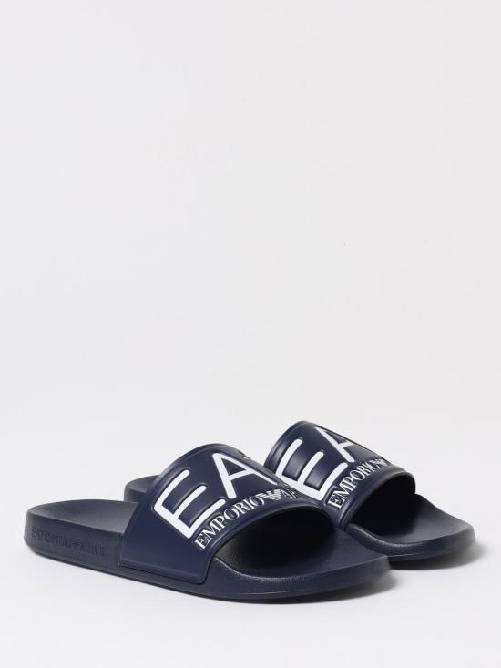 25FW 엠포리오 아르마니 뮬/슬리퍼 7X000108AF15118 BA045 Blue - EMPORIO ARMANI