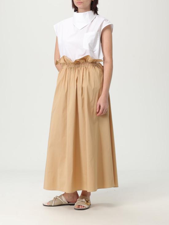 25FW 파비아나 필리피 롱 스커트 GND275F811D854 1261 Sand - FABIANA FILIPPI