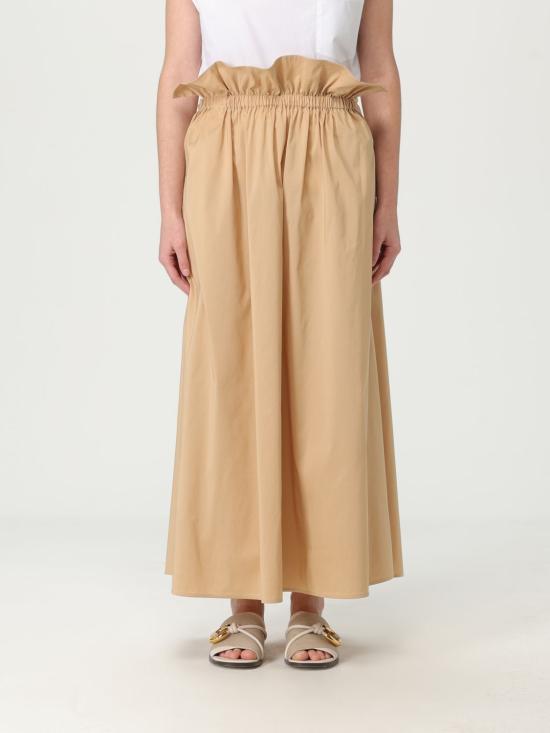 25FW 파비아나 필리피 롱 스커트 GND275F811D854 1261 Sand