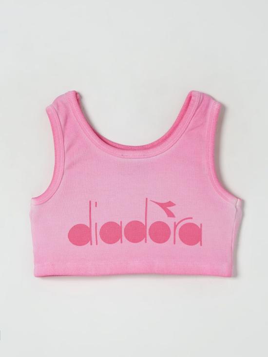 25SS [키즈] 디아도라 헤리티지 탑 S5DIJGTT072 042 Pink - DIADORA HERITAGE