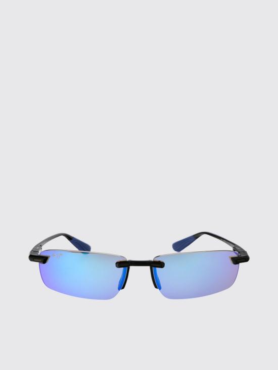 26SS 마우이짐 선글라스 B630 02 02 BLUE HAWAII ILIKOU SHINY BLACK W Blue - MAUI JIM