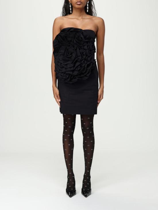 25FW 로테이트 숏 원피스 113839 100 Black