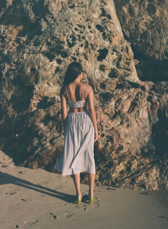  Pari Desai 라운지 웨어파리 데사이 엘간 렛 에스프레소 스트라이프 - OTHER BRANDS