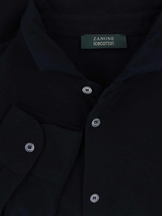  자노네 긴팔 셔츠 815137ZG380Z0542 Blue - ZANONE