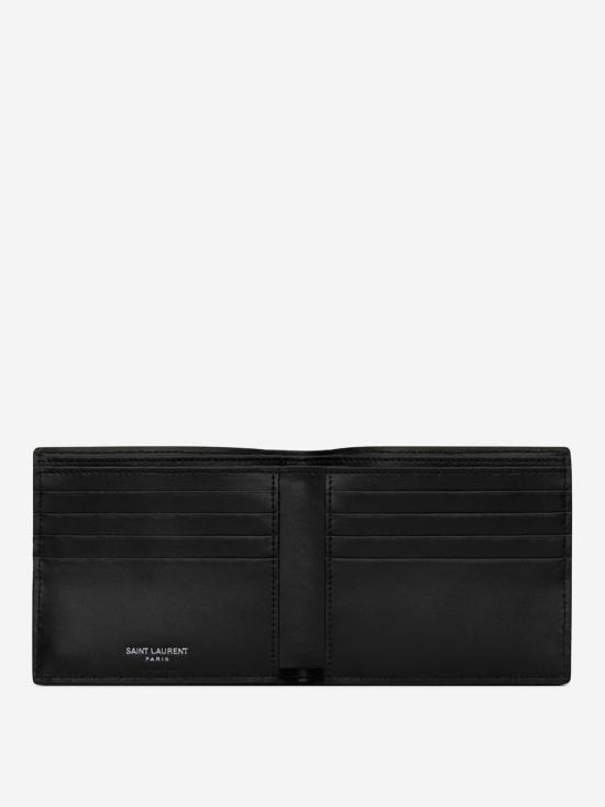  생로랑 타이니 모노그램 반지갑 6077271JB0U 1000 - SAINT LAURENT