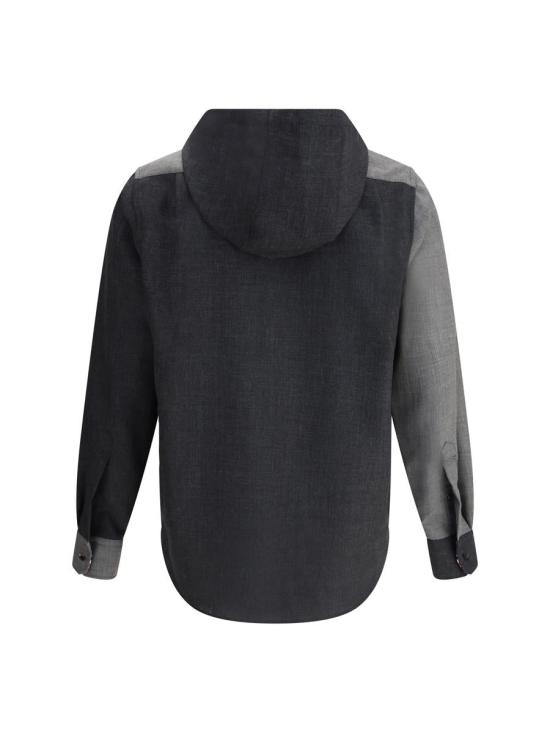 25FW 톰브라운 긴팔 셔츠 MWL419F00473 982 GREY - THOM BROWNE