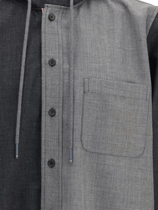 25FW 톰브라운 긴팔 셔츠 MWL419F00473 982 GREY - THOM BROWNE