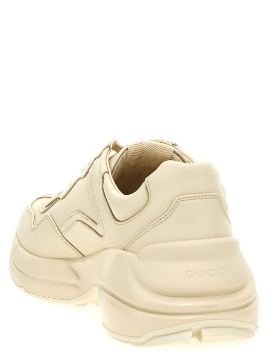 26SS 구찌 롸이톤 레더 스니커즈 500877DRW009522 White - GUCCI