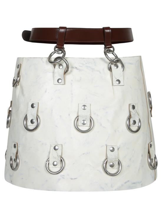 25SS 프라다 숏 스커트 51909 16UK F0009 White - PRADA