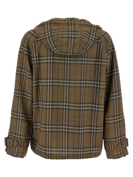 25SS 버버리 후드 티셔츠 8108324BRUSHIPCHECK Multicolor - BURBERRY