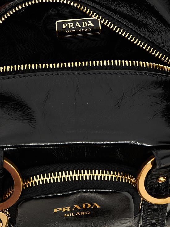 25FW 프라다 숄더백 1BB137VOOO2CYRF0002 Black - PRADA