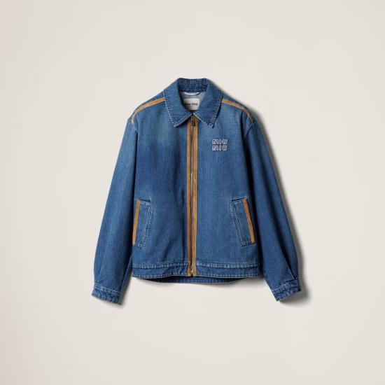 25FW 미우미우 자켓 GWB25617GIF0013 S OOO Light blue