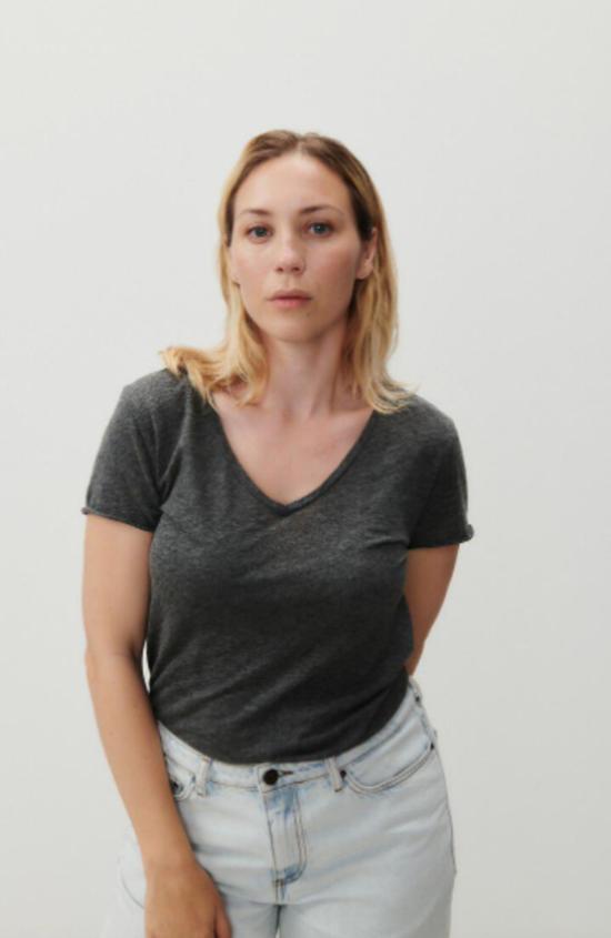  아메리칸 빈티지 반팔 티셔츠 잭슨빌 반팔 스쿠프넥 티셔츠