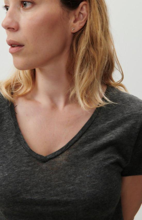  아메리칸 빈티지 반팔 티셔츠 잭슨빌 반팔 스쿠프넥 티셔츠 - AMERICAN VINTAGE