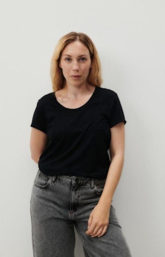  아메리칸 빈티지 반팔 티셔츠 잭슨빌 반팔 스쿠프넥 티셔츠 - AMERICAN VINTAGE