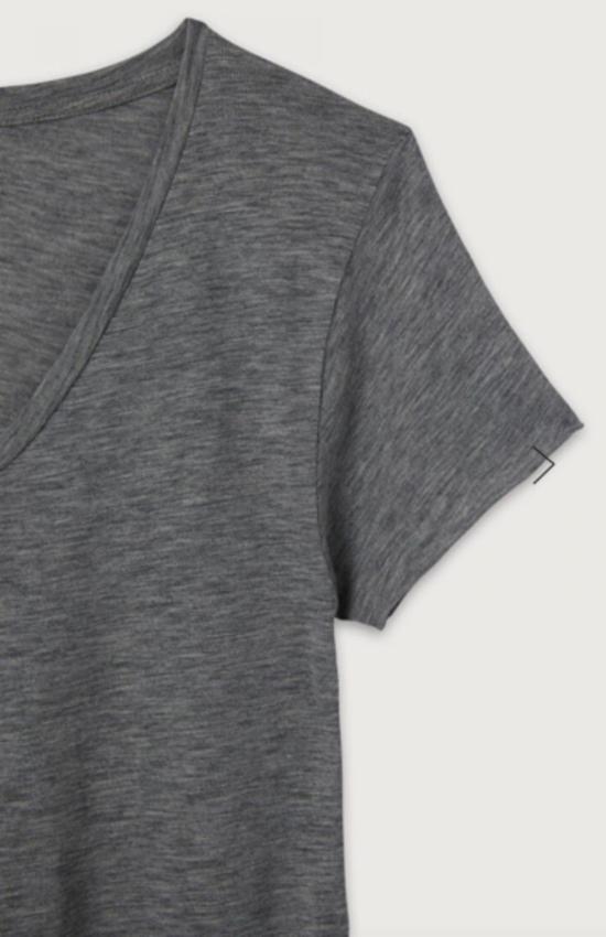  아메리칸 빈티지 반팔 티셔츠 잭슨빌 반팔 스쿠프넥 티셔츠 - AMERICAN VINTAGE