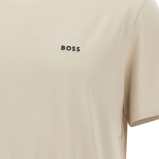 25SS 보스 반팔 티셔츠 50506373 284 Beige - BOSS