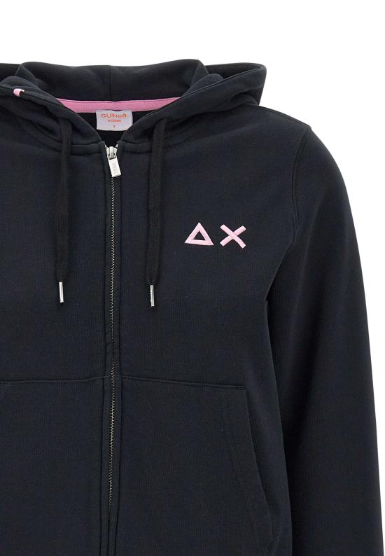 25SS 썬 68 후드 티셔츠 F35201 11 Black - SUN 68