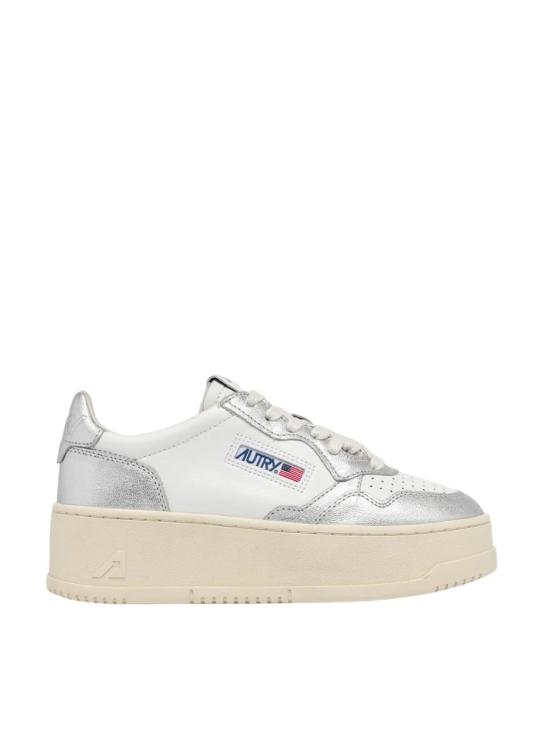 25FW 오트리 메달리스트 플랫폼 스니커즈 PTLWWB18 WHT SILVER
