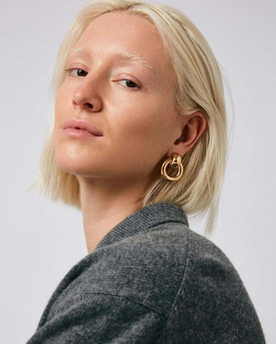  제니 버드 이어링 메가 페이 노커 귀걸이 - JENNY BIRD