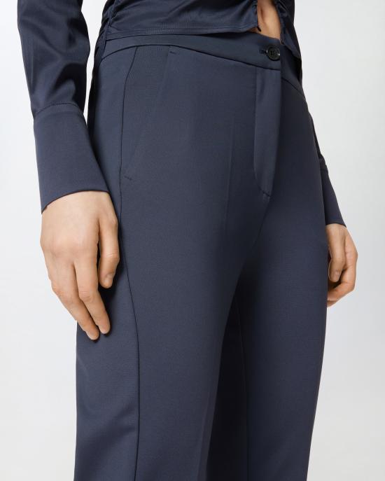 25SS 핑코 스트레이트 팬츠 104926A0HM G82 Blue - PINKO