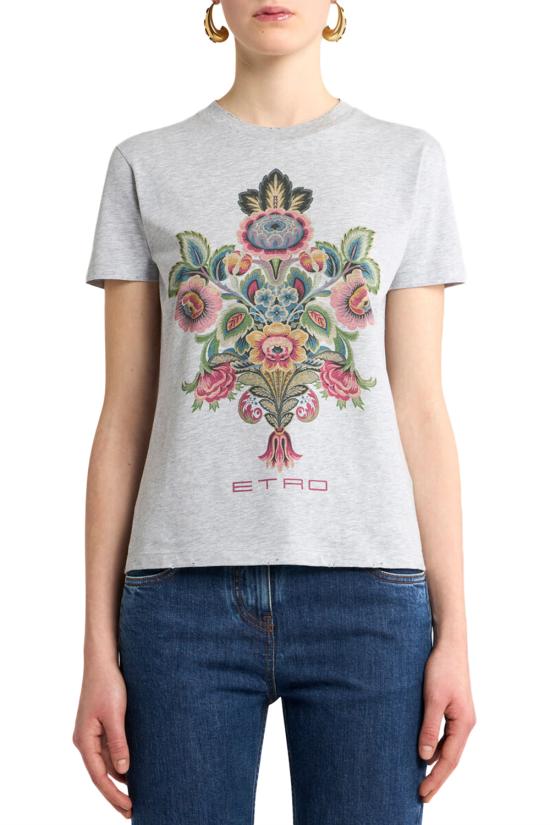 25FW 에트로 반팔 티셔츠 WRMA0006AKB22 S8290 - ETRO