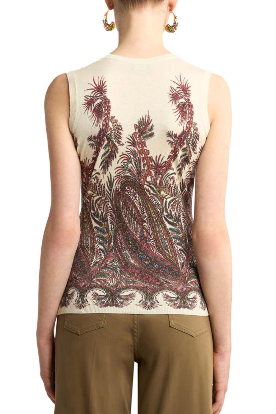 25FW 에트로 민소매 티셔츠 WRKE0238AV752 X0801 - ETRO