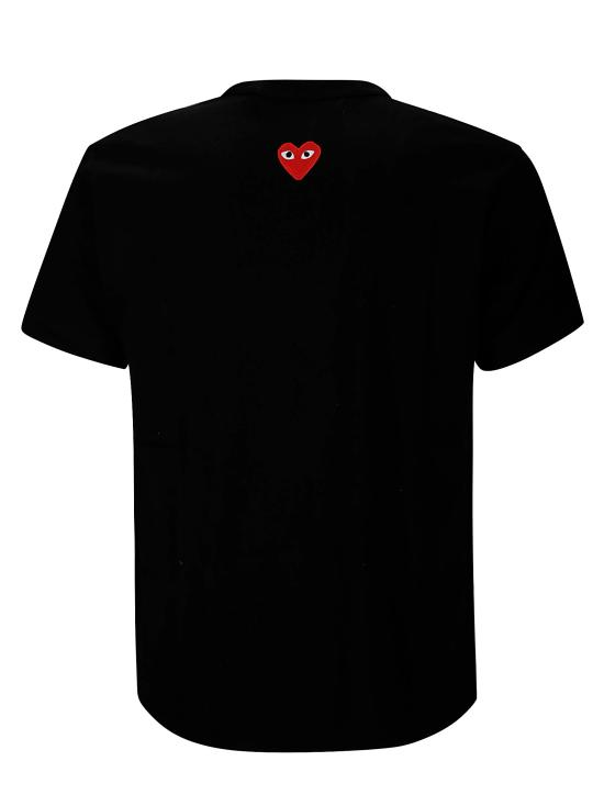25SS 꼼데가르송 반팔 티셔츠 AXT3400511 BLACK DOM - COMME DES GARCONS